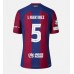 Barcelona Inigo Martinez #5 Voetbalkleding Thuisshirt 2023-24 Korte Mouwen